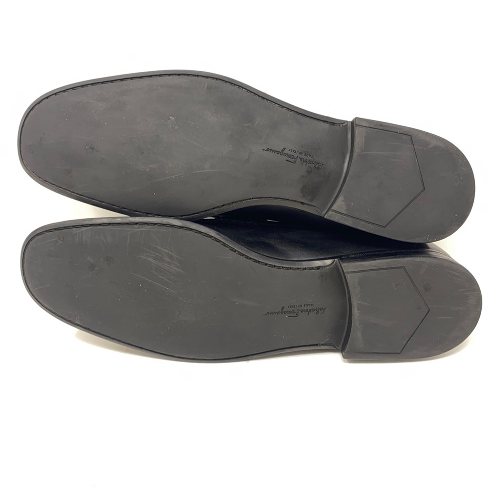 ❤️Salvatore Ferragamo Black “Navarro” Loafers. - Picture 6 of 11